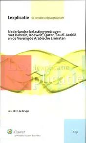 Omslag van Nederlandse belastingverdragen met Bahrein, Koeweit, Oman, Qatar, Saudi-Arabië en de Verenigde Arabische Emiraten