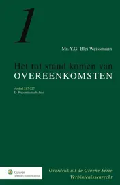 Omslag van Het tot stand komen van overeenkomsten