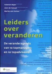 Omslag van Leiders over veranderen