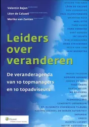 Omslag van Leiders over veranderen
