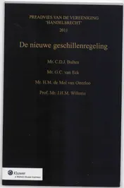 Omslag van De nieuwe geschillenregeling