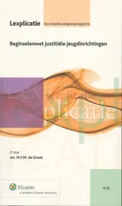 Omslag van Beginselenwet justitiële jeugdinrichtingen