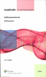 Omslag van Faillissementswet