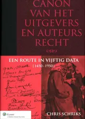 Omslag van Canon van het uitgevers- en auteursrecht
