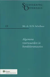 Omslag van Algemene voorwaarden in handelstransacties