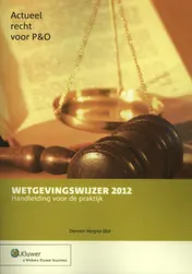 Omslag van Wetgevingswijzer 2012 voor P&O