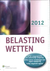 Omslag van Belastingwetten