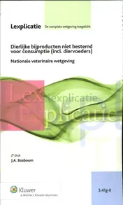 Omslag van Dierlijke bijproducten niet bestemd voor consumptie (incl.diervoeders)
