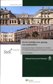 Omslag van De EU-richtlijn over opvang van asielzoekers