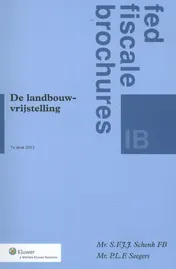 Omslag van De landbouwvrijstelling