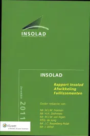 Omslag van Rapport insolad afwikkeling faillissementen