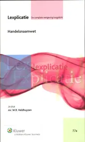 Omslag van Handelsnaamwet