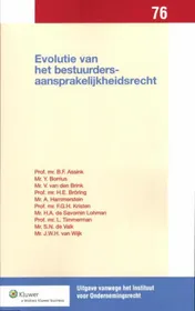 Omslag van Evolutie van het bestuurdersaansprakelijkheidsrecht
