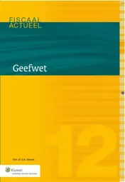 Omslag van Geefwet