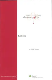 Omslag van Cessie
