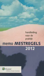 Omslag van Memo mestregels