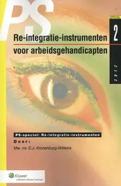 Omslag van Re integratieinstrumenten voor arbeidsgehandicapten