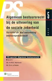 Omslag van PS Special Algemeen Bestuursrecht bij uitvoering sociale zekerheid