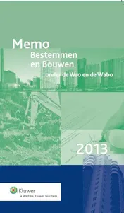Omslag van Memo bestemmen en bouwen