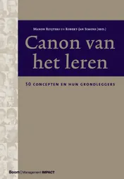 Omslag van De canon van het leren