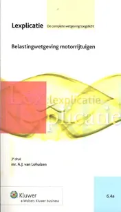 Omslag van Belastingwetgeving motorrijtuigen