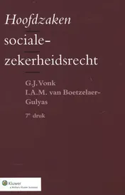 Omslag van Hoofdzaken socialezekerheidsrecht