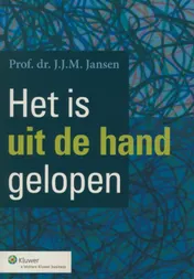 Omslag van Het is uit de hand gelopen