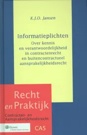 Omslag van Informatieplichten