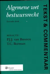 Omslag van Tekst & Commentaar Algemene wet bestuursrecht