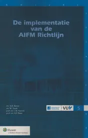 Omslag van De implementatie van de AIFM richtlijn