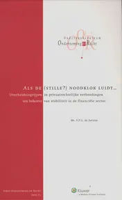 Omslag van Als de (stille?) noodklok luidt...