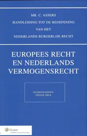 Omslag van Asser 3-I* Studenteneditie Europees recht en Nederlands vermogensrecht