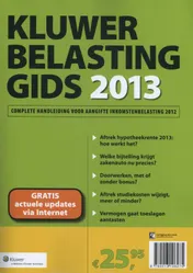 Omslag van Belastinggids 2013