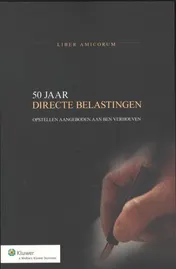Omslag van 50 jaar directe belastingen
