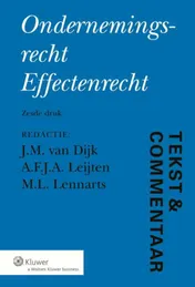 Omslag van Ondernemingsrecht effectenrecht