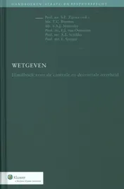 Omslag van Wetgeven