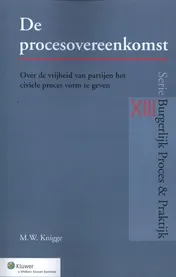 Omslag van De procesovereenkomst