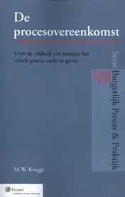 Omslag van De procesovereenkomst