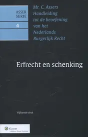 Omslag van Erfrecht en schenking