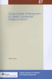 Omslag van Cross-border Enforcement of Listed Companies' Duties to Inform