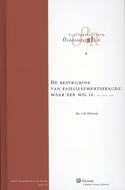 Omslag van De bestrijding van faillissementsfraude