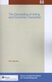 Omslag van The decoupling of voting and economic ownership