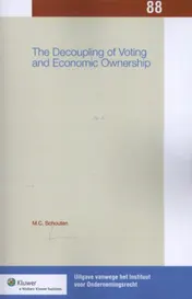 Omslag van The decoupling of voting and economic ownership