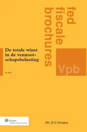 Omslag van Totale winst in de vennootschapsbelasting