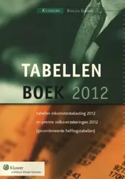 Omslag van Kluwer tabellenboek 2012