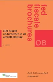 Omslag van Het begrip ondernemer in de omzetbelasting