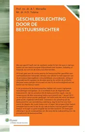 Omslag van Geschilbeslechting door de bestuursrechter