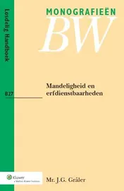 Omslag van Mandeligheid en erfdienstbaarheden