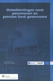 Omslag van Ontwikkelingen rond pensioenen en pension fund governance