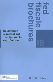 Omslag van Belastbaar resultaat uit overige werkzaamheden